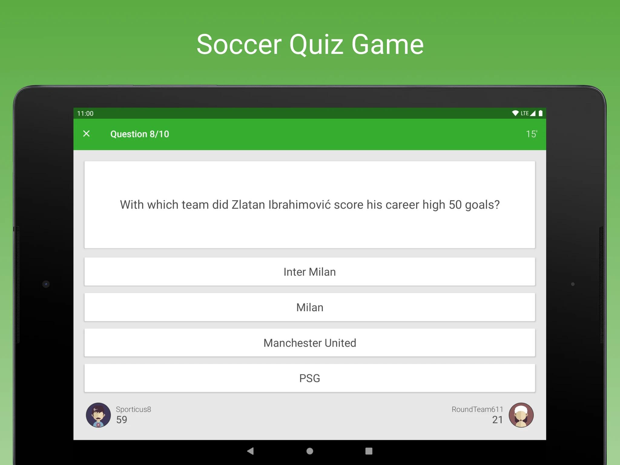 Soccer Fan Quiz screenshot